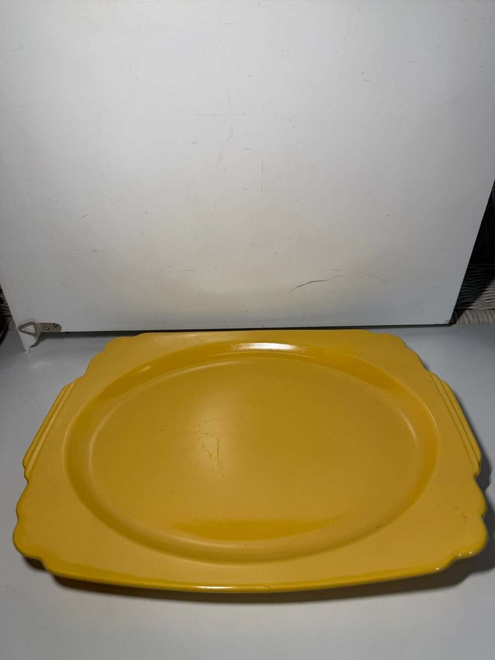 Vintage Homer Laughlin Riviera Yellow Serving Platter